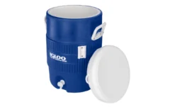Koelbox Igloo 5 Gallon Seat Top Cup Dispenser Majestic Blauw Wit -Winkel Voor Kampeerartikelen Voor Buiten 00042026 o