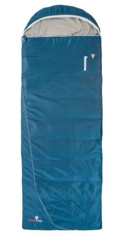 Slaapzak Grüezi Cloud Cotton Comfort Rechts Deep Cornflower Blue