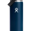 Thermosfles Hydro Flask Wide Mouth Flex Straw Cap Indigo 709 Ml
