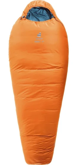Slaapzak Deuter Orbit -5G L Zip Right Mandarine Ink