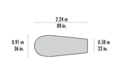 Bivakzak MSR Advance Pro Bivy Oranje 5 Bivakzak MSR Advance Pro Bivy Oranje -Winkel Voor Kampeerartikelen Voor Buiten 3 10830 2019 msr probivy floorplan