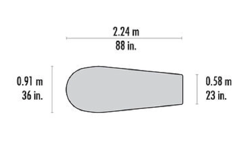 Bivakzak MSR E-Bivy Geel 3 Bivakzak MSR E-Bivy Geel - Afbeelding 3