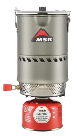 Gasstel MSR Reactor Stove System 1L -Winkel Voor Kampeerartikelen Voor Buiten 3 Reactor 1.0 Stove LidClosed