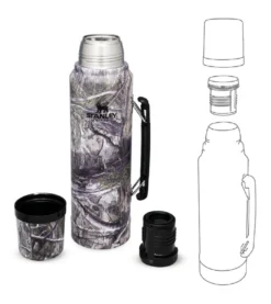 Thermosfles Stanley The Legendary Classic Bottle Mossy Oak Country DNA 1L -Winkel Voor Kampeerartikelen Voor Buiten 3 image 4