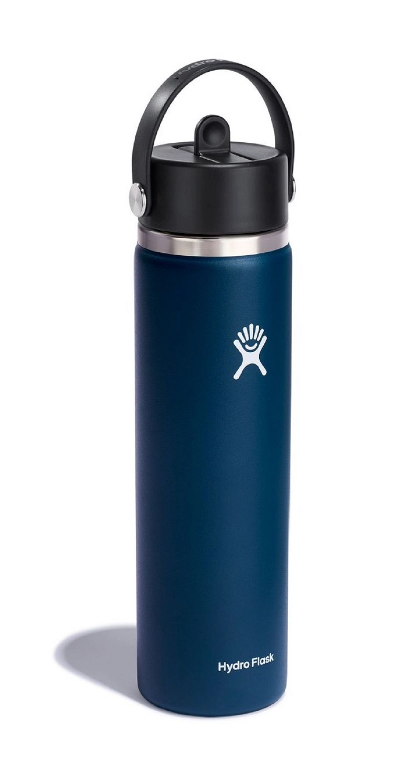 Thermosfles Hydro Flask Wide Mouth Flex Straw Cap Indigo 709 Ml 3 Thermosfles Hydro Flask Wide Mouth Flex Straw Cap Indigo 709 Ml - Afbeelding 3