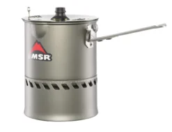 Gasstel MSR Reactor Stove System 1L -Winkel Voor Kampeerartikelen Voor Buiten 4 Reactor 1.0 stove HandleOpen