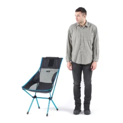 Campingstoel Helinox Sunset Chair Blue Block -Winkel Voor Kampeerartikelen Voor Buiten 4 sunsetchairblackmale185cmmodelcut2 2000px2000x 3