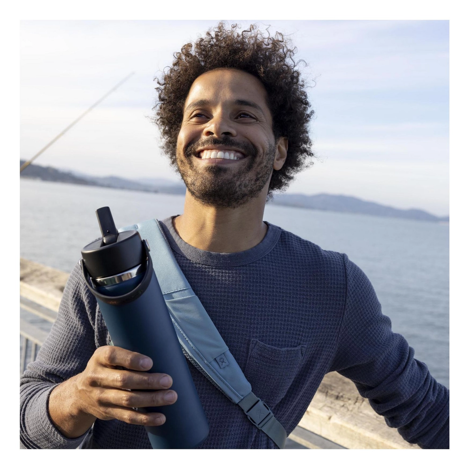 Thermosfles Hydro Flask Wide Mouth Flex Straw Cap Indigo 709 Ml 5 Thermosfles Hydro Flask Wide Mouth Flex Straw Cap Indigo 709 Ml - Afbeelding 5