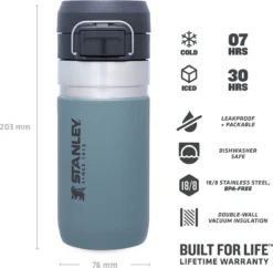 Thermosbeker Stanley The Quick Flip Shale 0,47L -Winkel Voor Kampeerartikelen Voor Buiten 5 6939236411295 1