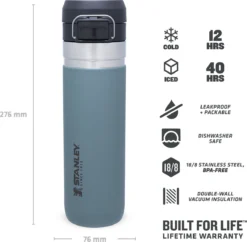Thermosbeker Stanley The Quick Flip Shale 0,7L -Winkel Voor Kampeerartikelen Voor Buiten 7 quickflip shale07b