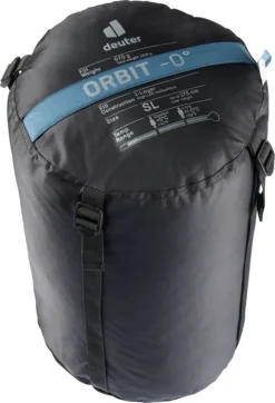 Slaapzak Deuter Orbit 0G SL Zip Right Arctic Slate-Blue -Winkel Voor Kampeerartikelen Voor Buiten Deuter 3701322 3386 Orbit 0 SL arctic ink 5