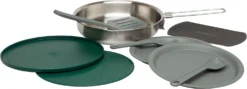 Kookset Stanley Adventure Prep+Eat Set Stainless Steel (9-delig) -Winkel Voor Kampeerartikelen Voor Buiten Large JPG Adventure20All In One20Fry20Pan20Set2020Stainless20Steel 3