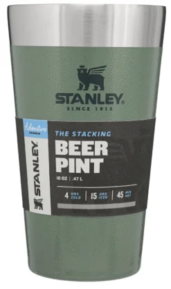 Reisbeker Stanley Adventure Stacking Vacuum Pint Hammertone Green 0,47L -Winkel Voor Kampeerartikelen Voor Buiten Large JPG Adventure20Stacking20Beer20Pint2016oz20Hammertone20Green 4