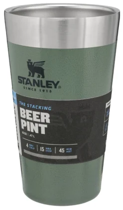 Reisbeker Stanley Adventure Stacking Vacuum Pint Hammertone Green 0,47L -Winkel Voor Kampeerartikelen Voor Buiten Large JPG Adventure20Stacking20Beer20Pint2016oz20Hammertone20Green 5