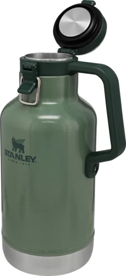Thermosfles Stanley Classic Beer Growler Hammertone Green 1,9L -Winkel Voor Kampeerartikelen Voor Buiten Large JPG Classic20Easy Pour20Growler2064oz20Hammertone20Green 7