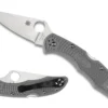 Vouwmes Spyderco Delica 4 Flat Ground Grey