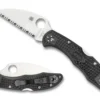 Vouwmes Spyderco Delica 4 Flat Wharncliffe Serrated