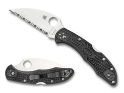 Vouwmes Spyderco Delica 4 Flat Wharncliffe Serrated