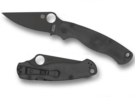 Vouwmes Paramilitary 2 PE Black Spyderco 1 Vouwmes Paramilitary 2 PE Black Spyderco