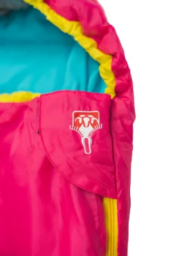 Slaapzak Grüezi Kids Grow Colorful Rose Rose -Winkel Voor Kampeerartikelen Voor Buiten gruezi bag kinderschlafsack kids grow colorful rose 6161 detail07