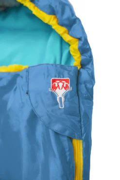 Slaapzak Grüezi Kids Grow Colorful Water Water -Winkel Voor Kampeerartikelen Voor Buiten gruezi bag kinderschlafsack kids grow colorful water 6160 detail07