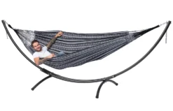 Hangmat Tropilex Double Comfort Black White -Winkel Voor Kampeerartikelen Voor Buiten hammock comfort black white 52