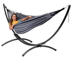 Hangmat Tropilex Double Comfort Black White -Winkel Voor Kampeerartikelen Voor Buiten hammock comfort black white 53
