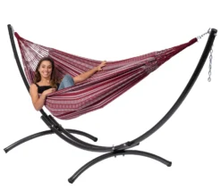 Hangmat Tropilex Double Comfort Bordeaux -Winkel Voor Kampeerartikelen Voor Buiten hammock comfort bordeaux 50