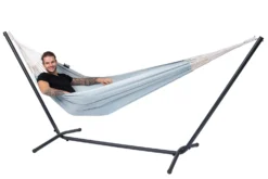 Hangmat Tropilex Single Natural Blue -Winkel Voor Kampeerartikelen Voor Buiten hammock natural blue 51