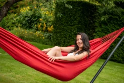 Hangmat Tropilex Single Plain Red -Winkel Voor Kampeerartikelen Voor Buiten hammock plain red 213