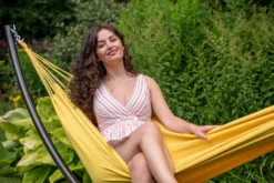 Hangmat Tropilex Single Plain Yellow -Winkel Voor Kampeerartikelen Voor Buiten hammock plain yellow 223