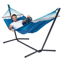 Hangmat Tropilex Single Relax Blue 12 Hangmat Tropilex Single Relax Blue -Winkel Voor Kampeerartikelen Voor Buiten hammock relax blue 50