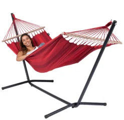 Hangmat Tropilex Single Relax Red -Winkel Voor Kampeerartikelen Voor Buiten hammock relax red 50