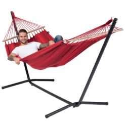 Hangmat Tropilex Single Relax Red -Winkel Voor Kampeerartikelen Voor Buiten hammock relax red 52