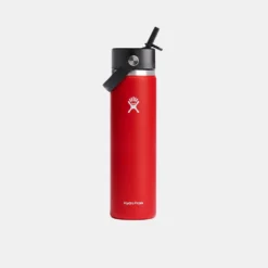 Thermosfles Hydro Flask Wide Mouth Flex Straw Cap Goji 709 Ml -Winkel Voor Kampeerartikelen Voor Buiten thermosfles hydro flask wide mouth flex straw cap goji 709 ml